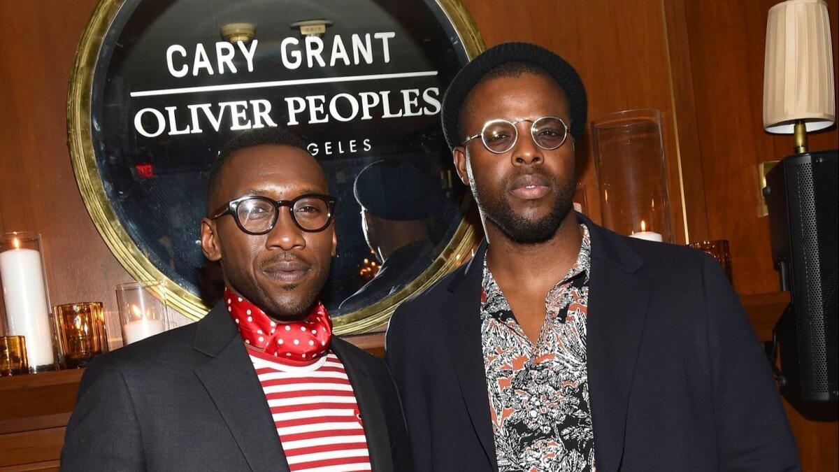 Mahershala Ali, Winston Duke toast Cary Grant X Oliver Peoples